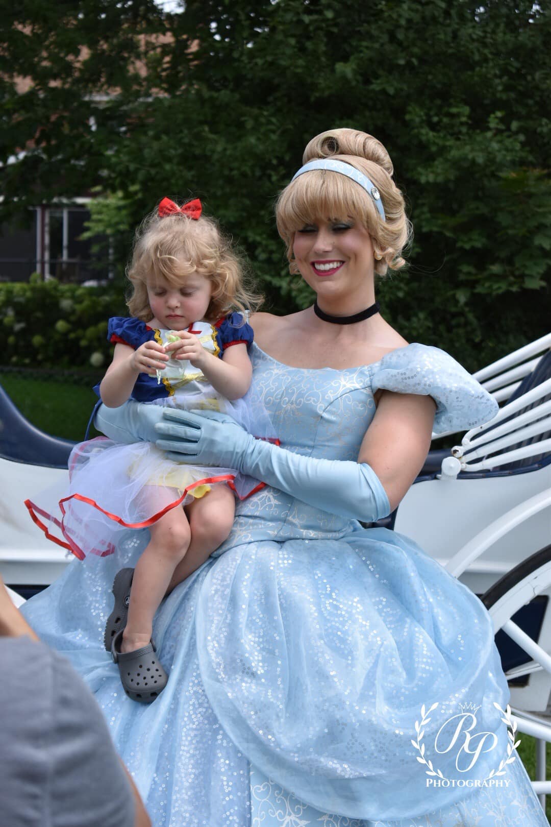 Princess carriage ride with a fairy-tale themed carriage